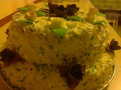 Tort z bitą śmietaną i mascarpone