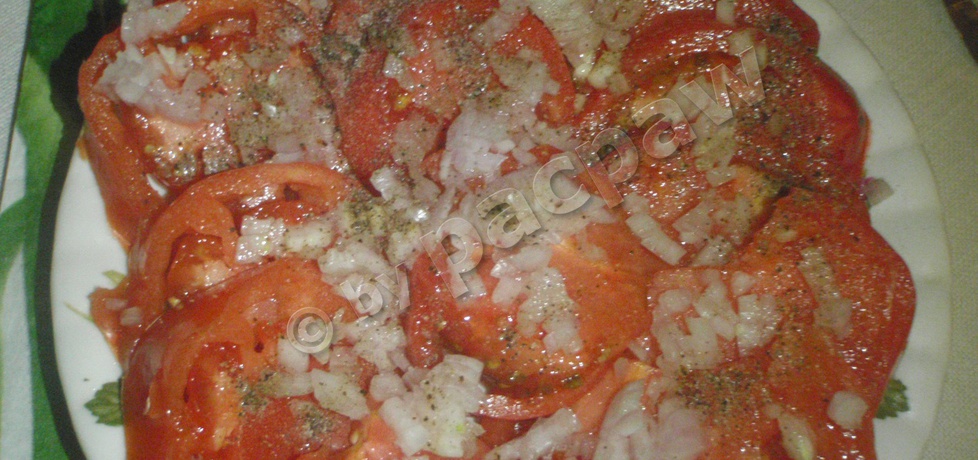 Pomidory z cebulą w occie balsamicznym (autor: pacpaw ...