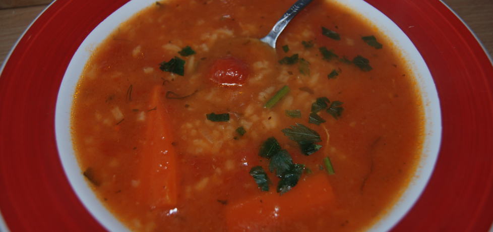 Pomidorowa z ryżem (autor: gibli)