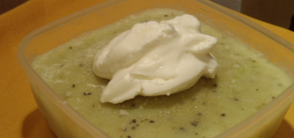 Lody jogurtowe z bananem i kiwi (autor: magula)
