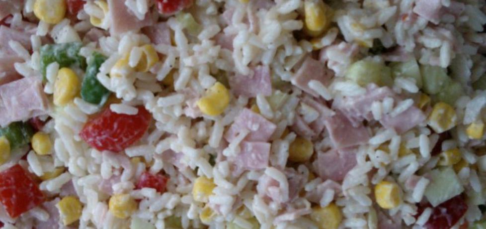 Sałatka ryżowa z szynką (autor: ankaryba)