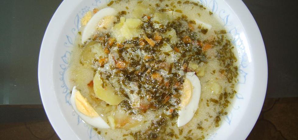 Zupa szczawiowa z zapiekanymi ziemniakami (autor: lola ...
