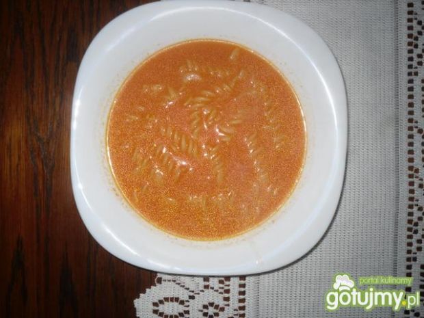 Przepis  szybka zupka  pomidorowa przepis