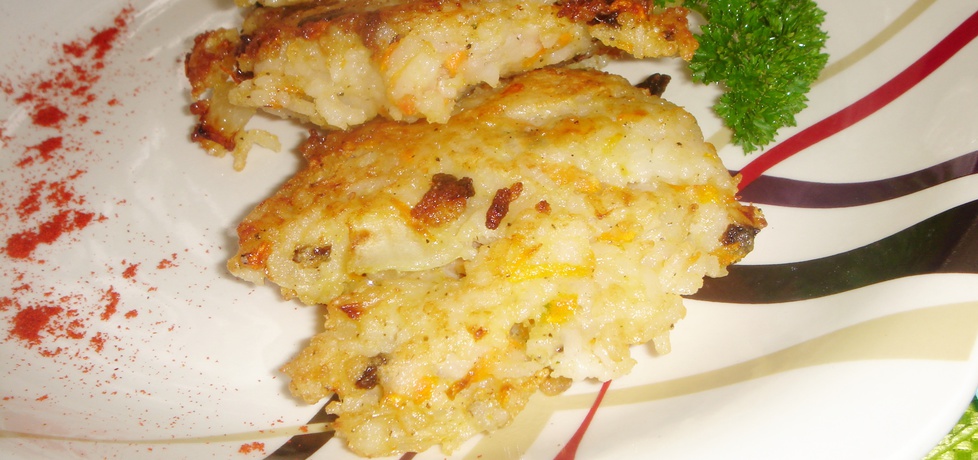 Placuszki ryżowe z grzybami i marchewką (autor: justi2401 ...