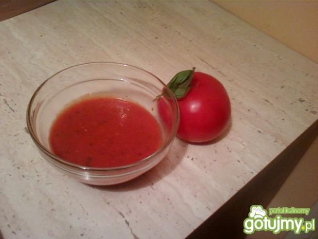 Przepis  sos pomidorowy z bazylią przepis