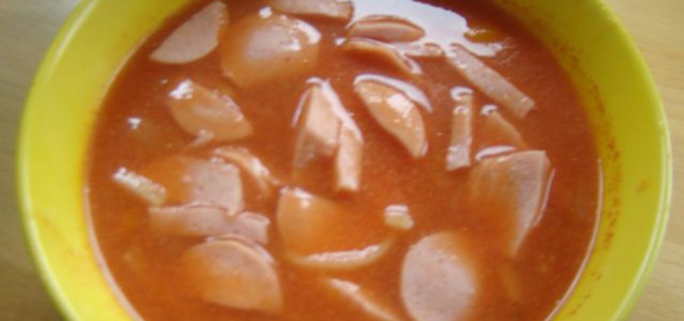 Zupa pikantna z parówkami (autor: iwa643)