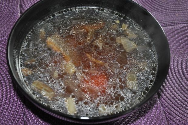 Przepis  pikantna zupa grzybowa przepis
