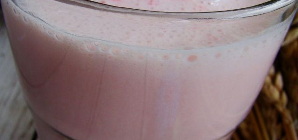Bananowe mleczko z rózowymi koralikami (autor: iwa643 ...