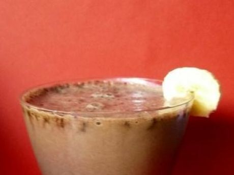 Przepis  dietetyczny koktajl bananowo kakaowy przepis