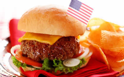 Soczyste amerykańskie burgery