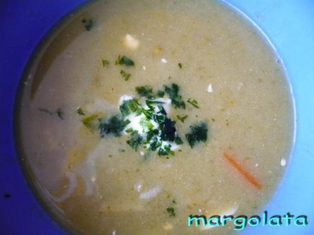 Przepis  zupa-krem z zielonego groszku przepis