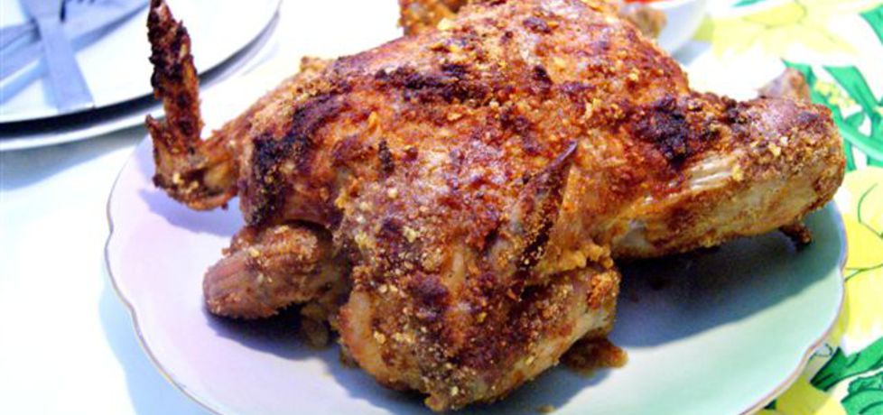 Pieczony kurczak w bułce tartej (autor: bernika)