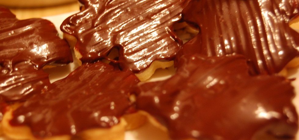 Kruche ciastka czekoladowe na śmietanie (autor: joanna46 ...
