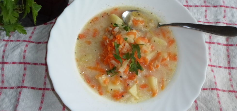 Jarzynowa zupa z ryżem (autor: justynkag)