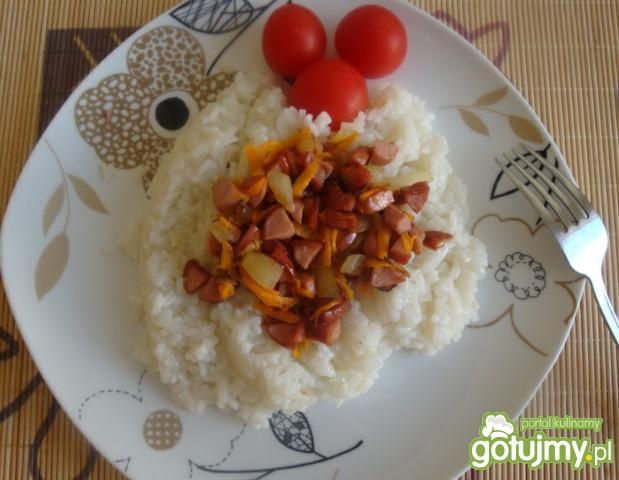Przepis  ryż z mięsno-warzywną zasmażką przepis