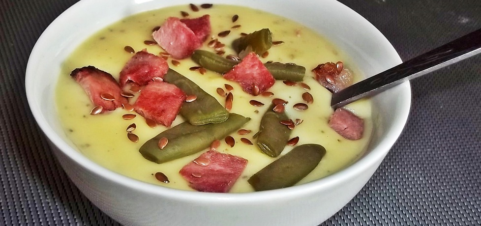 Kremowa zupa ziemniaczana ze szparagówką (autor: ania84 ...