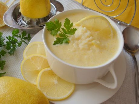Zupa cytrynowa na rosole przepis