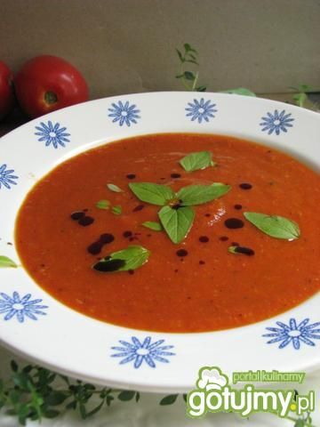 Zupa krem z pieczonych pomidorów przepisy. gotujmy.pl