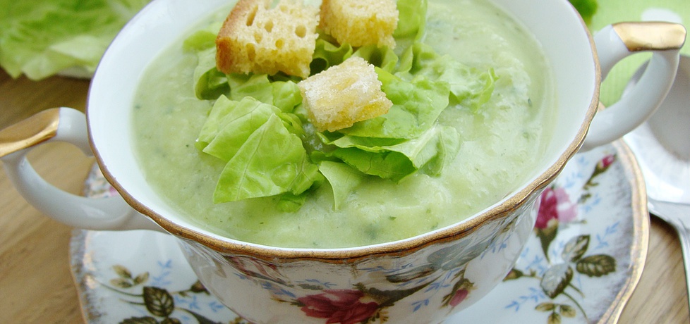 Zupa kremowa z zielonej sałaty (autor: 2milutka)