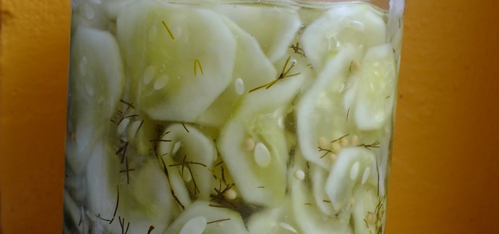 Miodowa sałatka z ogórków na zimę (autor: mati13 ...