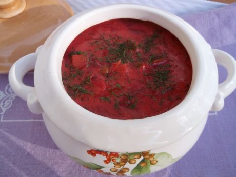 Przepis  buraczkowa zupa z warzywami przepis