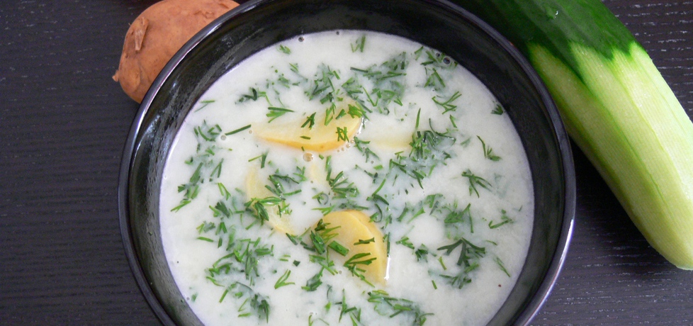 Zupa krem z zielonego ogórka (autor: bernadettap)