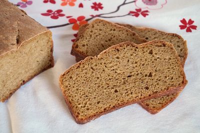 Chleb pszenny z dynią na zakwasie