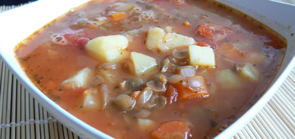 Pożywna zupa z zieloną soczewicą (autor: bernadettap ...