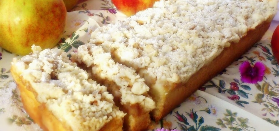 Ciasto na maślance z jabłkami i kruszonką (autor: diana