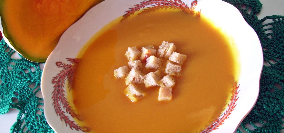 Zupa krem z pieczonej dyni muscat (autor: mniam)