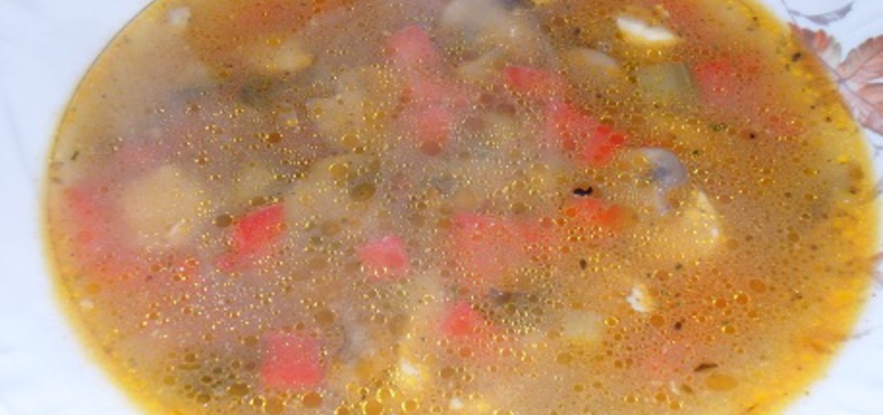 Zupa pieczarkowa z papryką (autor: motorek)