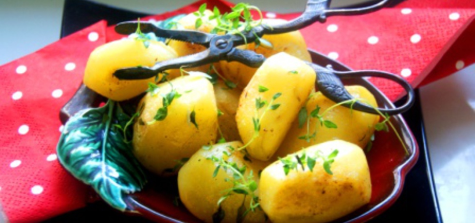 Odsmażane ziemniaki z nutka tymianku (autor: babciagramolka ...