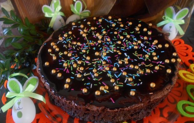 Przepis  czekoladowe ciasto truflowe przepis