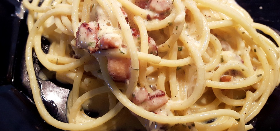 Spaghetti al'a carbonara (autor: joanna-kryla)