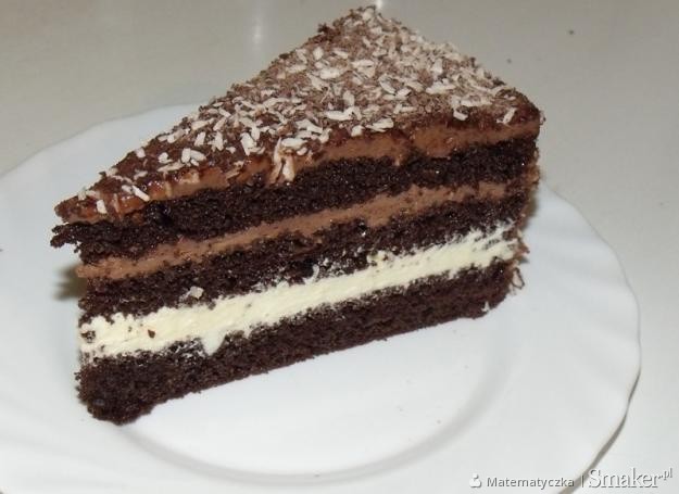 Tort czekoladowo  śmietankowy