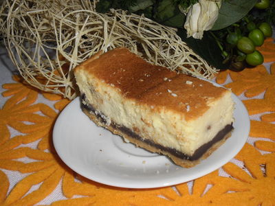 Ciasto budyniowe z serem