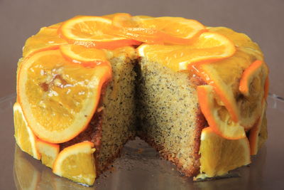 Ciasto pomarańczowe z makiem