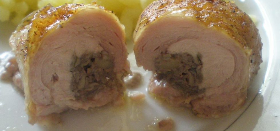 Udka z kurczaka faszerowane pieczarkami (autor: ilonaalbertos ...