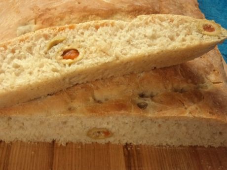 Przepis  chlebek włoski z oliwkami przepis