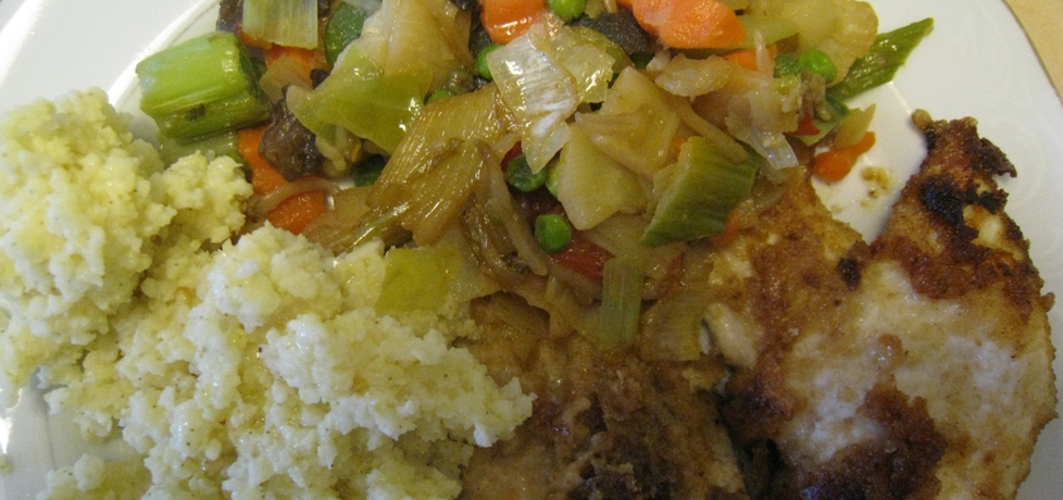 Warzywa na patelnię z ryżem (autor: faustyna)