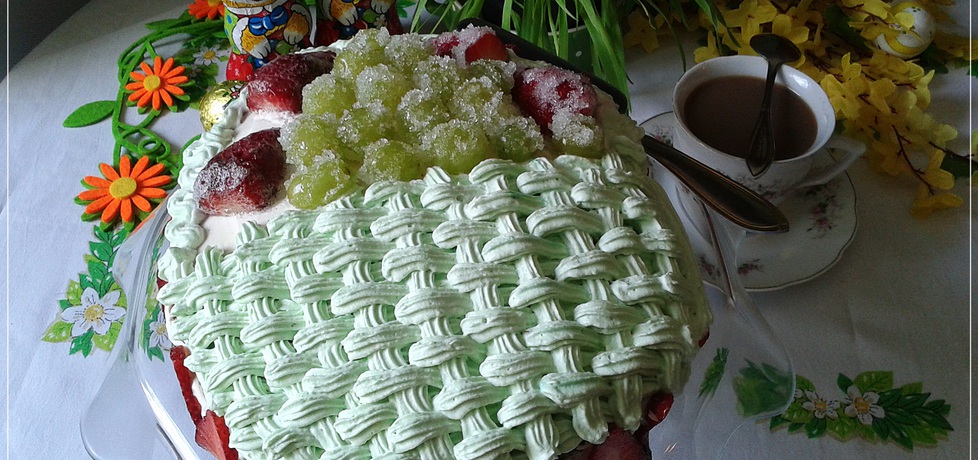 Wielkanocny tort pisanka (autor: monikat83)