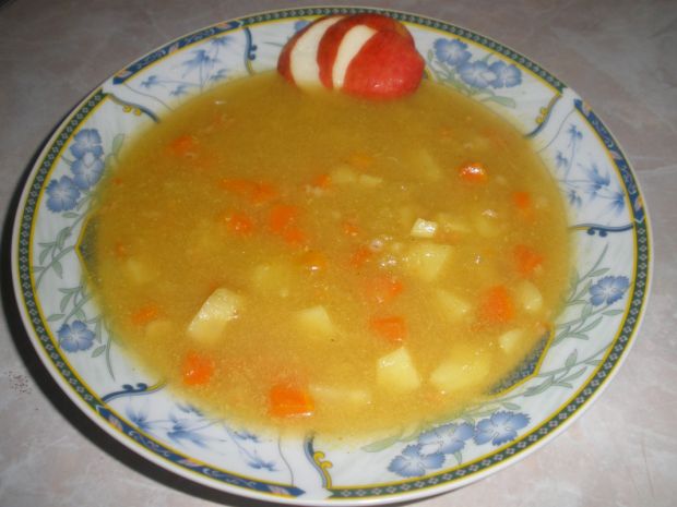 Przepis  zupa jabłkowa z curry przepis