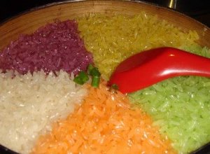 Kolorowy ryż  prosty przepis i składniki