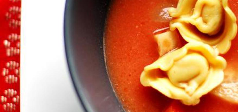 Zupa pomidorowa z tortellini z tofu (autor: dorota20w ...