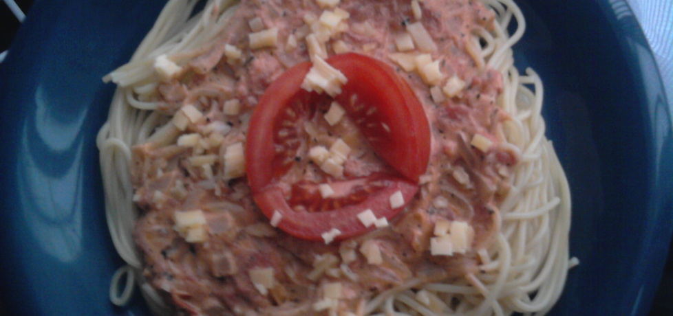 Spagetti z pomidorami i mascarpone (autor: zoso)