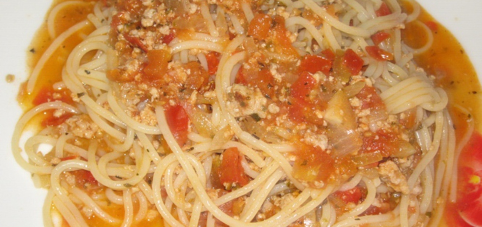 Spaghetti bolognese ze świeżych pomidorów (autor: justynadzastus ...