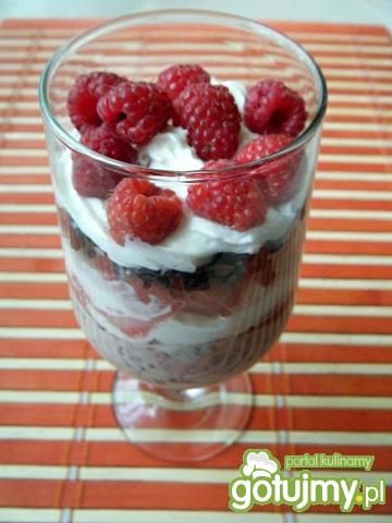 Przepis  szybki deser jogurtowo-owocowy przepis