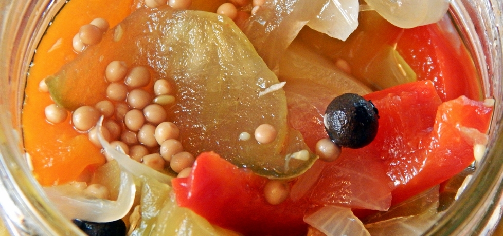 Sałatka w marynacie miodowej z chili (autor: habibi ...
