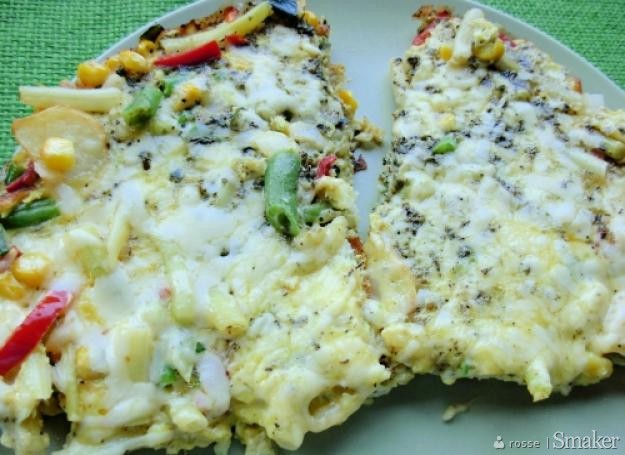 Szybki omlet warzywny