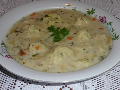 Przepis  zupa warzywna z kalafiorem przepis
